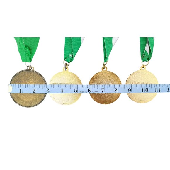 Vintage 4H Dog Show Medals Lot of 4 Metal Collection Osage County Fair Kansas - Picture 10 of 14